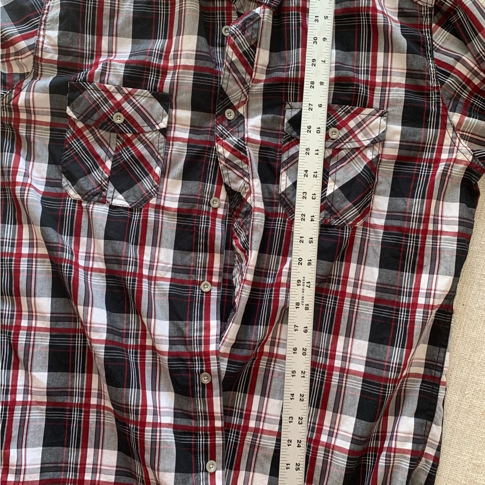 Helix men’s button down plaid shirt XL - Picture 8 of 8